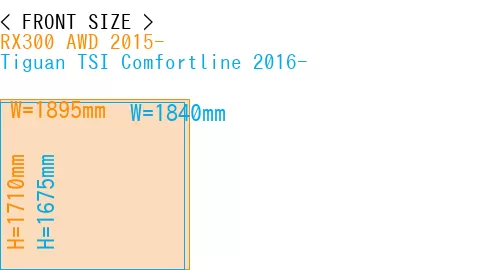 #RX300 AWD 2015- + Tiguan TSI Comfortline 2016-
